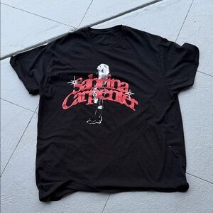 Black Sabrina Carpenter T-Shirt with R